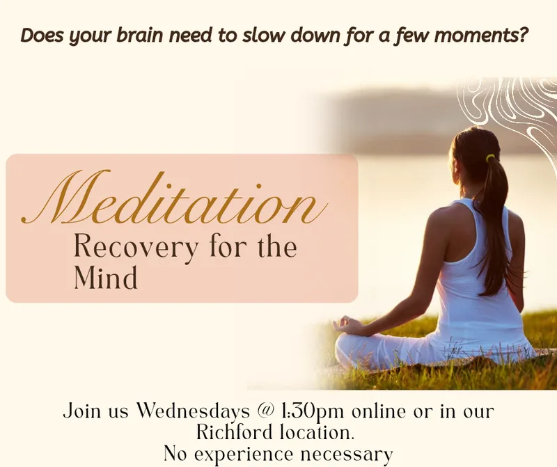 Maria Carlson Noel meditating