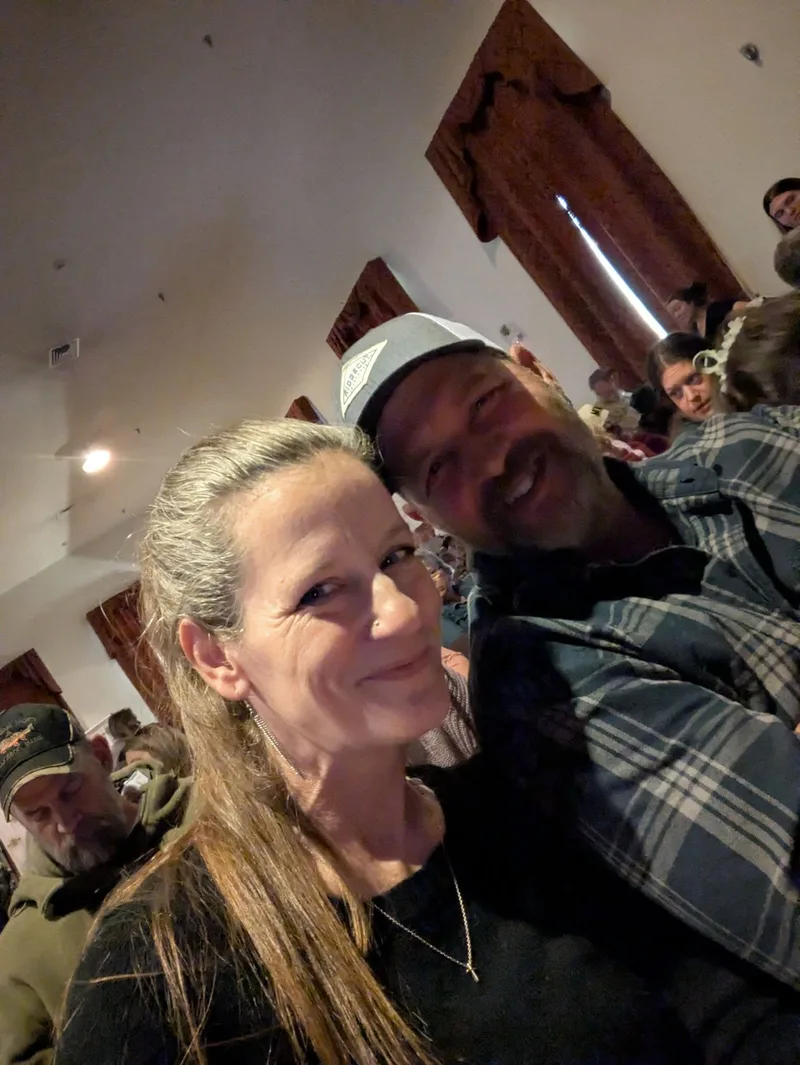 Maria Carlson Noel, VT, with a friend. 